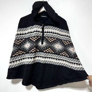 Sol 100% Alpaca Hooded Wrap Poncho